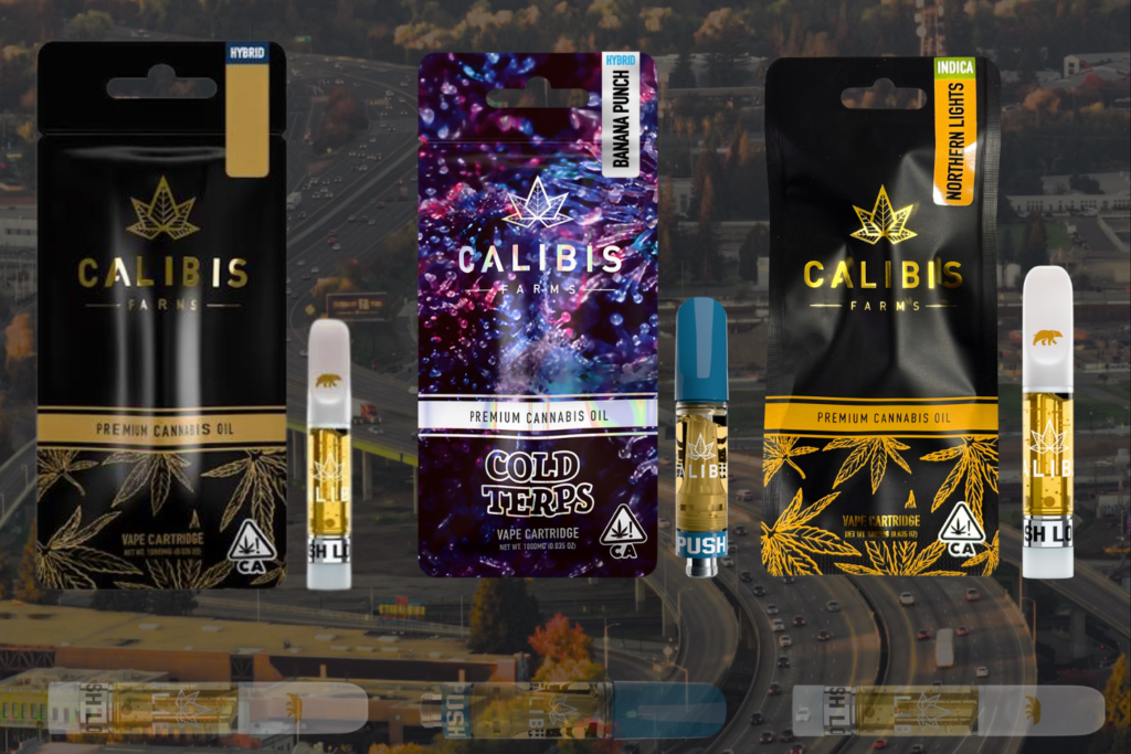 Licensed Calibis products for cannabis delivery in Roseville