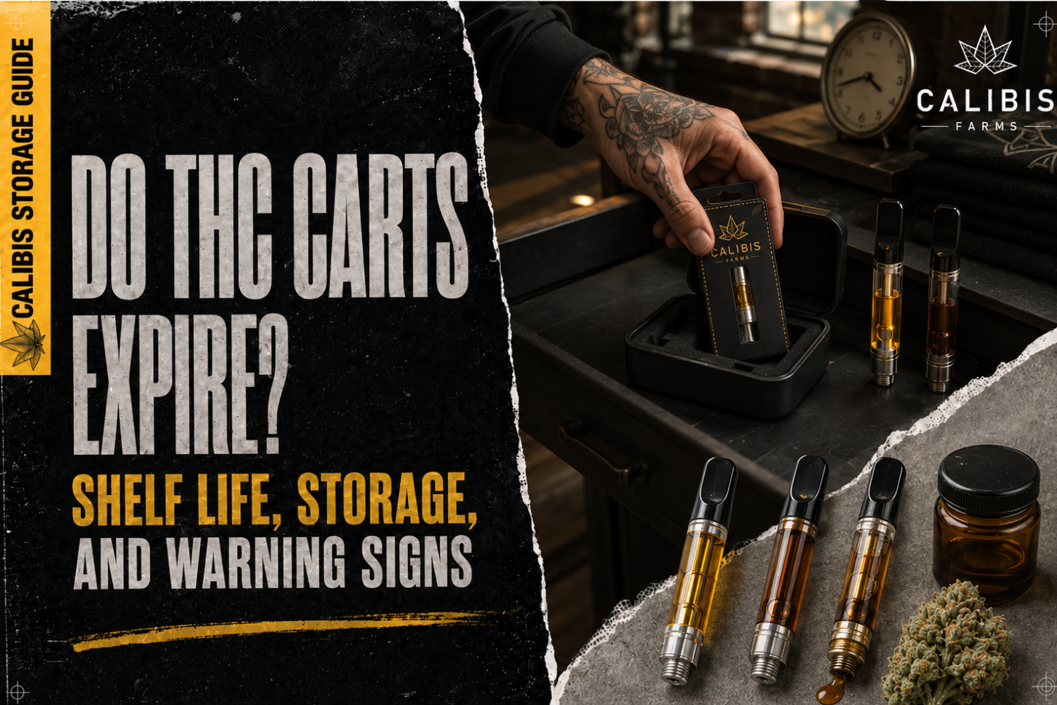 Do THC carts expire guide with Calibis vape cartridges